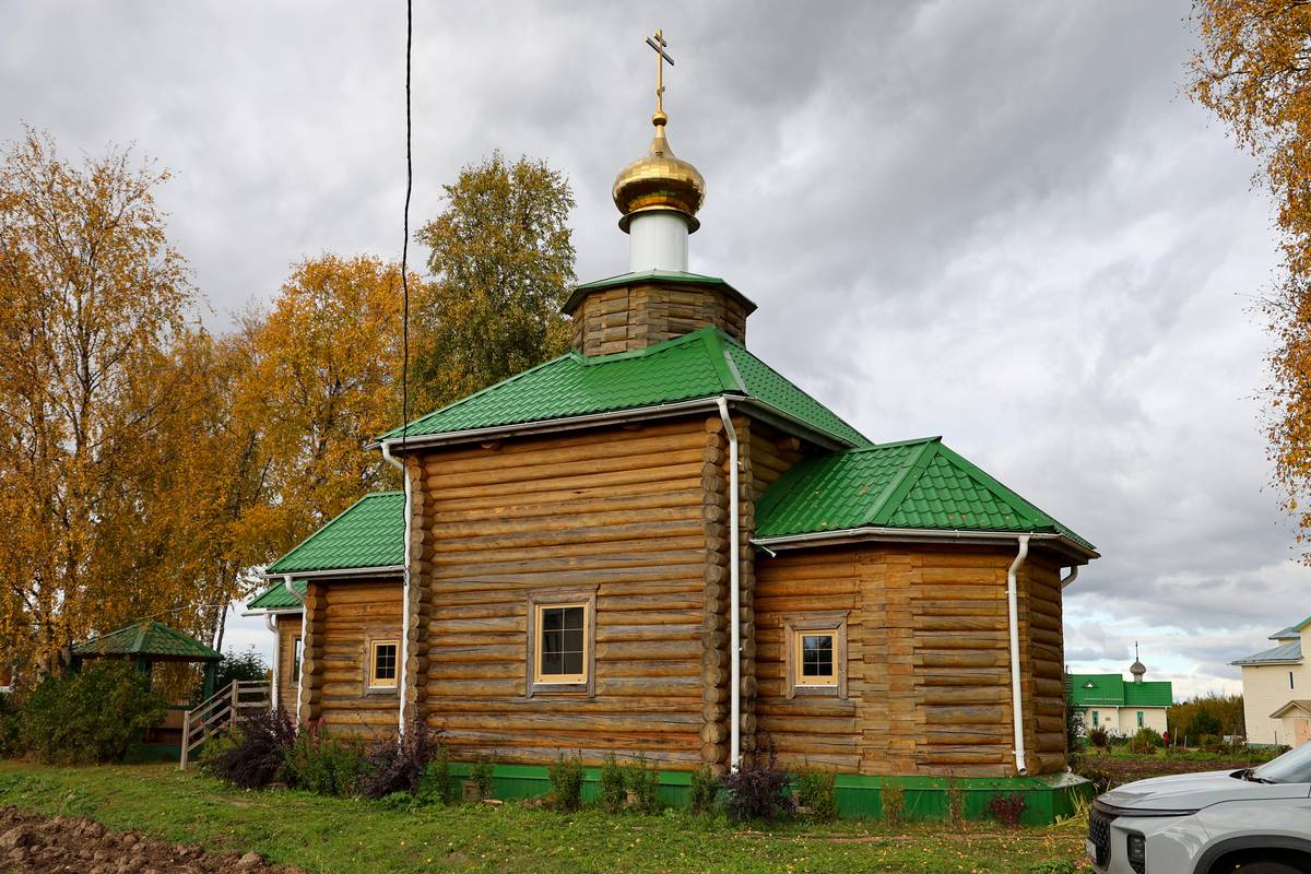 Иоанно-Богословский монастырь. Церковь Новомучеников и исповедников Церкви Русской, Ершовка (Приморский район, Архангельская область). фасады