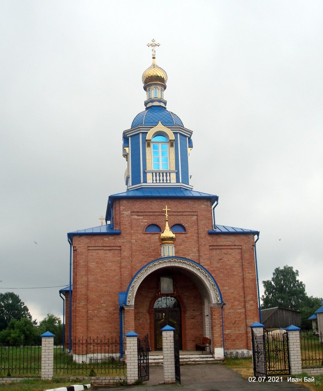 Хотыничи. Церковь Успения Пресвятой Богородицы. фасады, Главный фасад