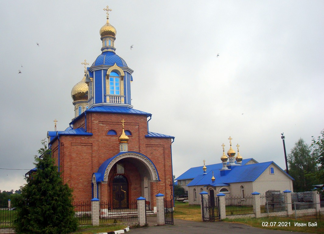 Церковь Успения Пресвятой Богородицы, Хотыничи (Ганцевичский район, Беларусь, Брестская область). фасады, Общий вид