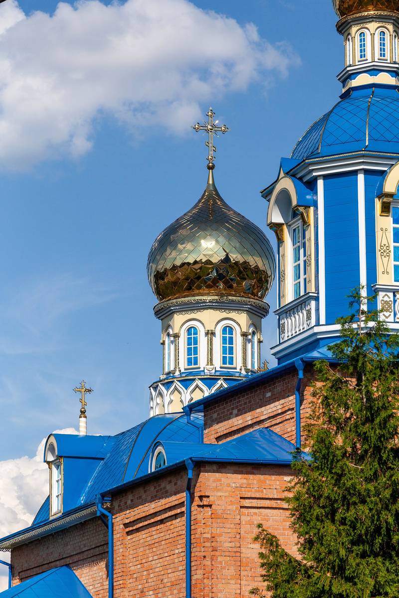 Церковь Успения Пресвятой Богородицы, Хотыничи (Ганцевичский район, Беларусь, Брестская область). архитектурные детали