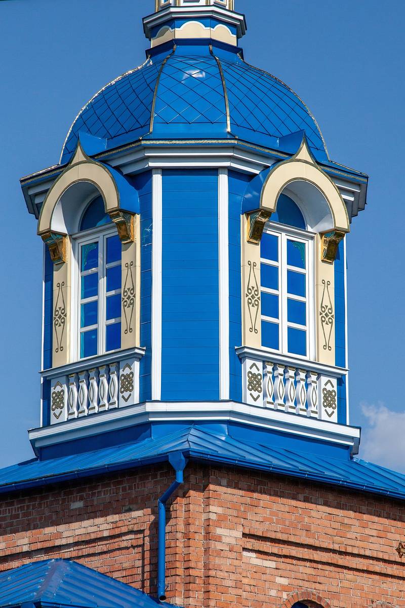 Церковь Успения Пресвятой Богородицы, Хотыничи (Ганцевичский район, Беларусь, Брестская область). архитектурные детали