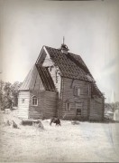 Церковь Ильи Пророка, Северо-восточный фасад. Фото Клепикова П. В. 1946 г. из коллекции ГНИМА. (ГК № 48093763)<br>, Левково, Пушкинский район и гг. Ивантеевка, Королёв, Московская область