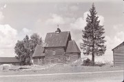 Церковь Ильи Пророка, Общий вид с южной стороны. Фото Клепикова П. В. 1946 г. из коллекции ГНИМА. (ГК № 48093754)<br>, Левково, Пушкинский район и гг. Ивантеевка, Королёв, Московская область