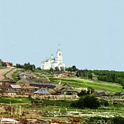 Церковь Иоанна Златоуста, Фрагмент фото С. М. Прокудина-Горского. 1912 год. Источник: prokudin-gorskiy.ru/image.php?ID=1647<br>, Водолазово, Катайский район, Курганская область