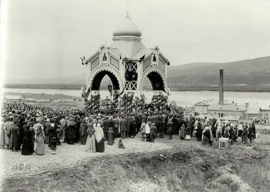 Красноярск. Неизвестная часовня. архивная фотография, Фото 1896 года