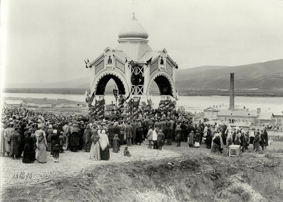 Неизвестная часовня, Красноярск (Красноярск, город, Красноярский край). архивная фотография, Фото 1896 года