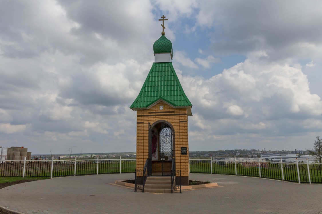 Лебедянь. Часовня Петра и Февронии. фасады, Вид с запада