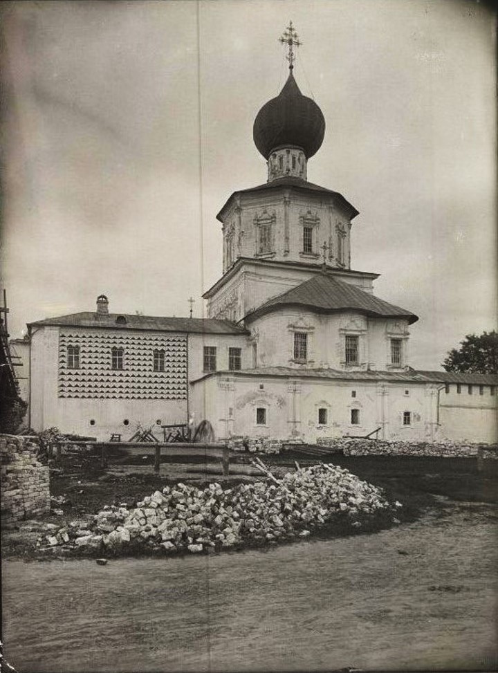 Успенский Жёлтиков мужской монастырь. Церковь Алексия, человека Божия, Тверь (Тверь, город, Тверская область). архивная фотография, Фото начала XX в. из фондов ГИМ. (ГК № 53487857)