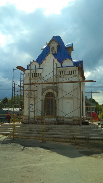 Часовня Клинской иконы Божией Матери (новая), Клин (Клинский городской округ, Московская область). дополнительная информация, Процесс строительства