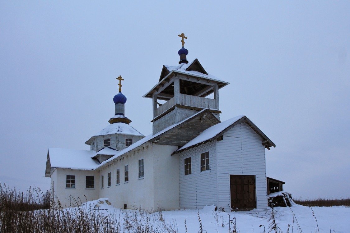 Церковь Введения во храм Пресвятой Богородицы (новая), Кузьмино (Княжестров) (Приморский район, Архангельская область). фасады