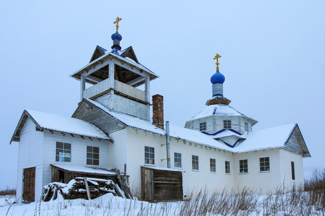 Церковь Введения во храм Пресвятой Богородицы (новая), Кузьмино (Княжестров) (Приморский район, Архангельская область). фасады
