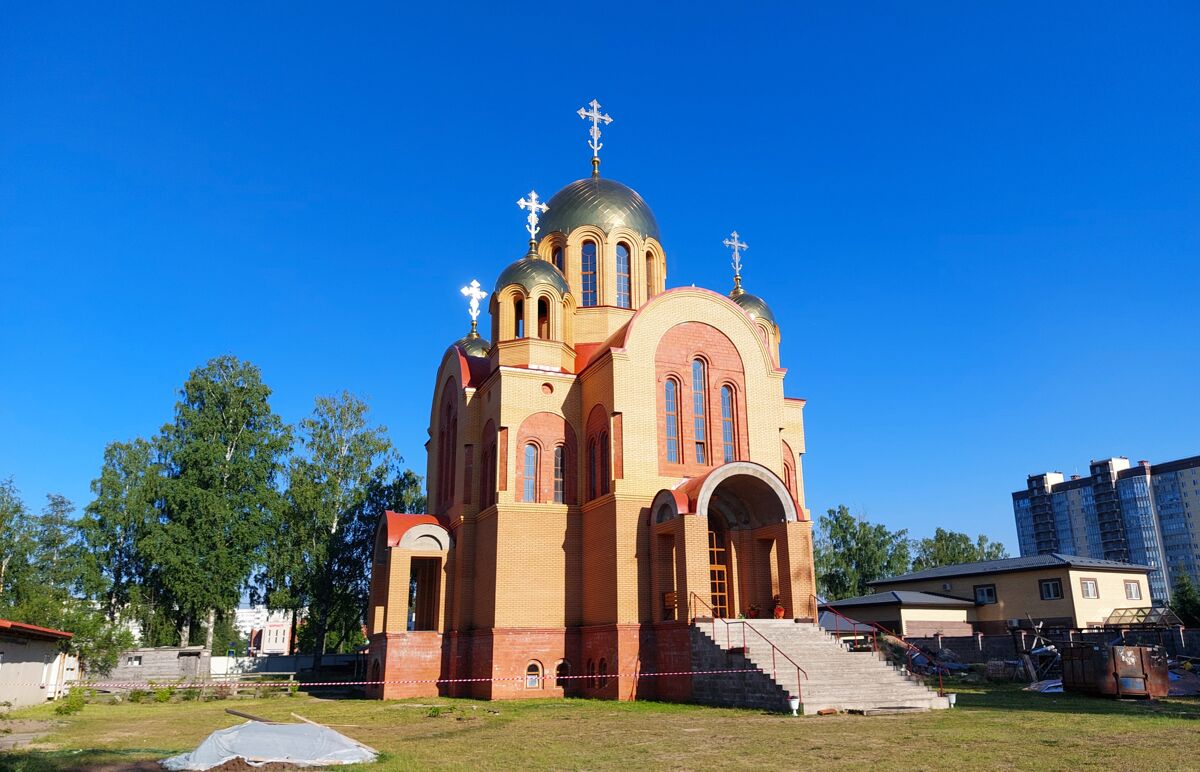 Церковь Усекновения главы Иоанна Предтечи (новая), Кировск (Кировский район, Ленинградская область). фасады