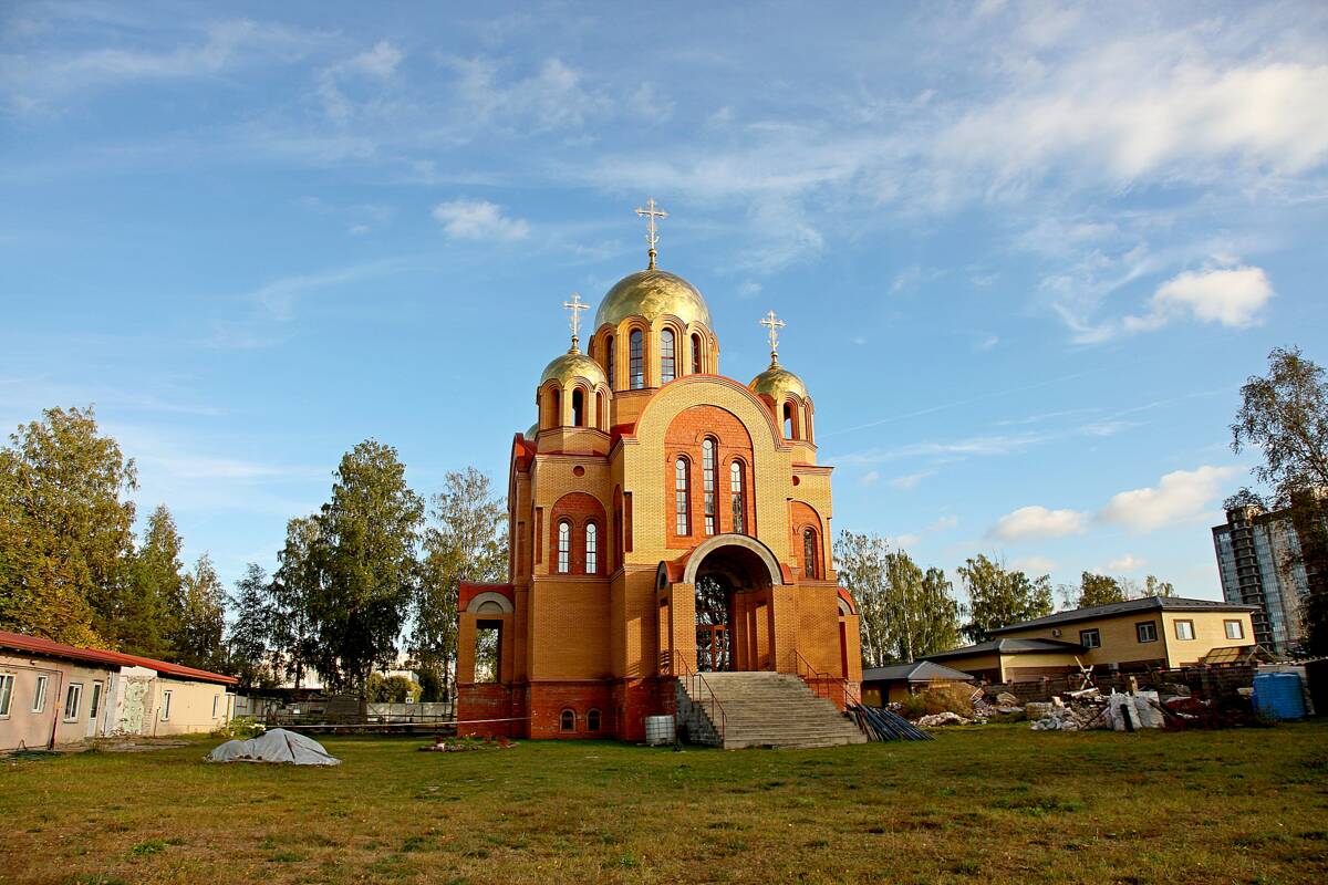 Церковь Усекновения главы Иоанна Предтечи (новая), Кировск (Кировский район, Ленинградская область). фасады