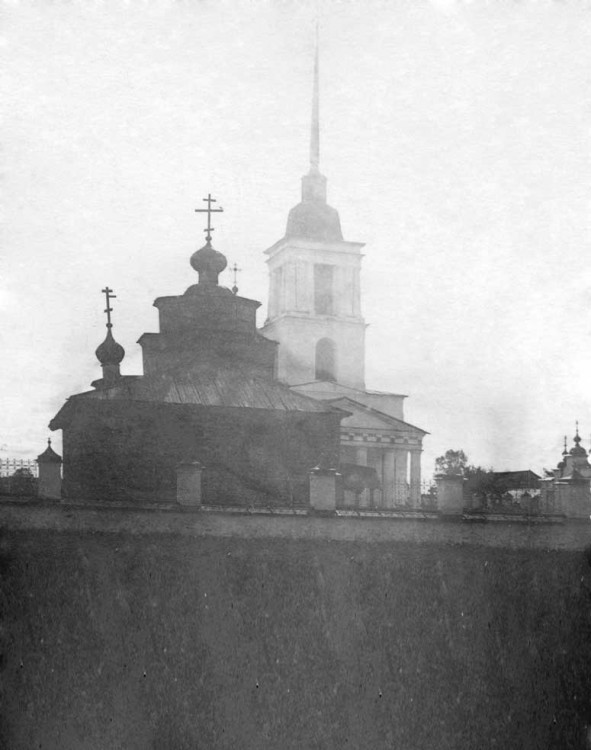 Церковь Димитрия Солунского, Горка (Комоневское) (Бабаевский район, Вологодская область). архивная фотография, Частная коллекция. Фото 1900-х годов