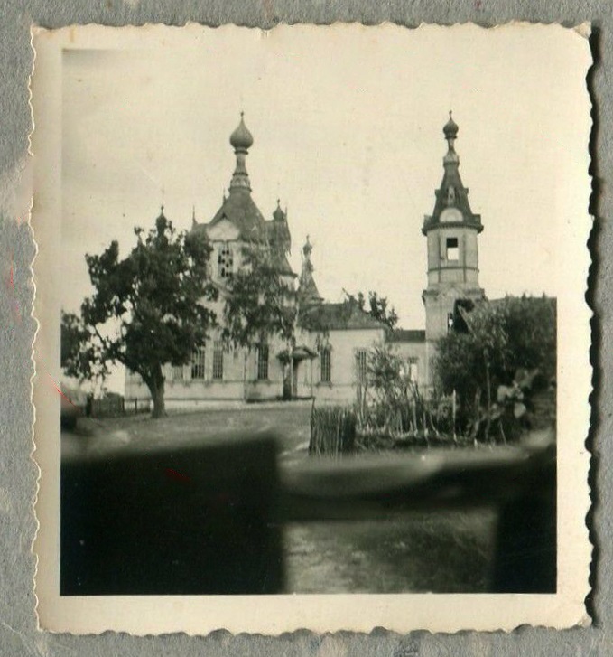 Грязивец. Церковь Николая Чудотворца. архивная фотография, Фото 1941 г. с аукциона e-bay.de