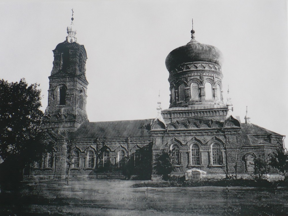 Ольховатка. Церковь Спаса Преображения. архивная фотография