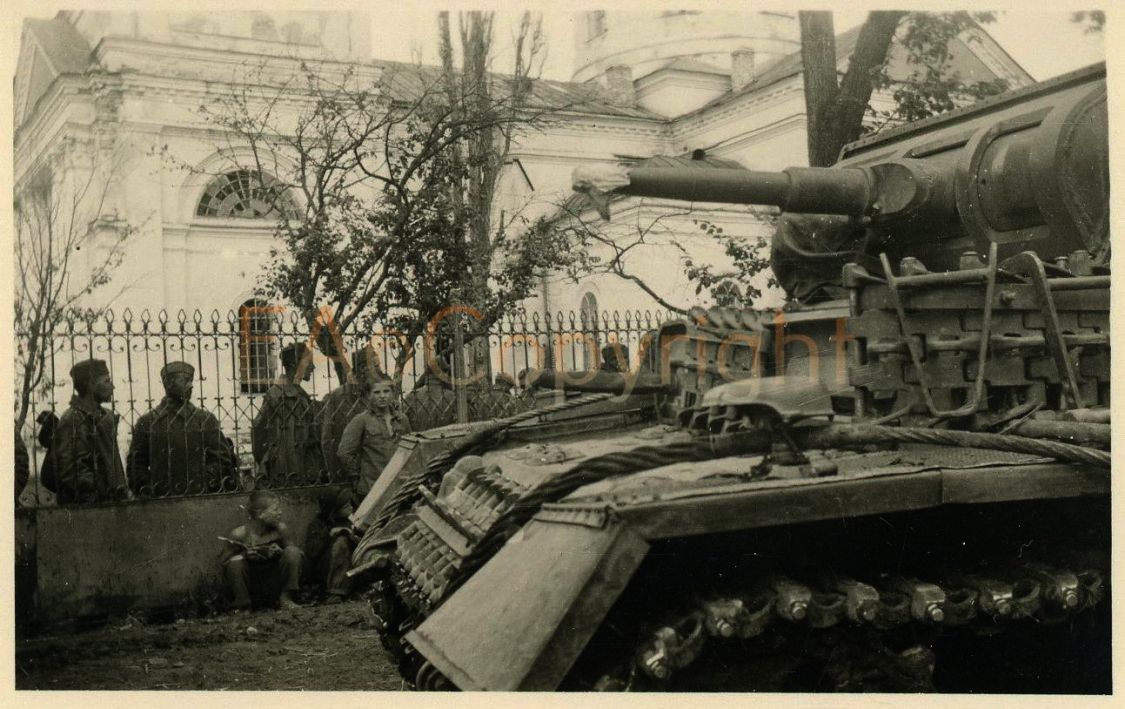 Погар. Церковь Успения Пресвятой Богородицы. архивная фотография, Фото 1941 г. с аукциона e-bay.de