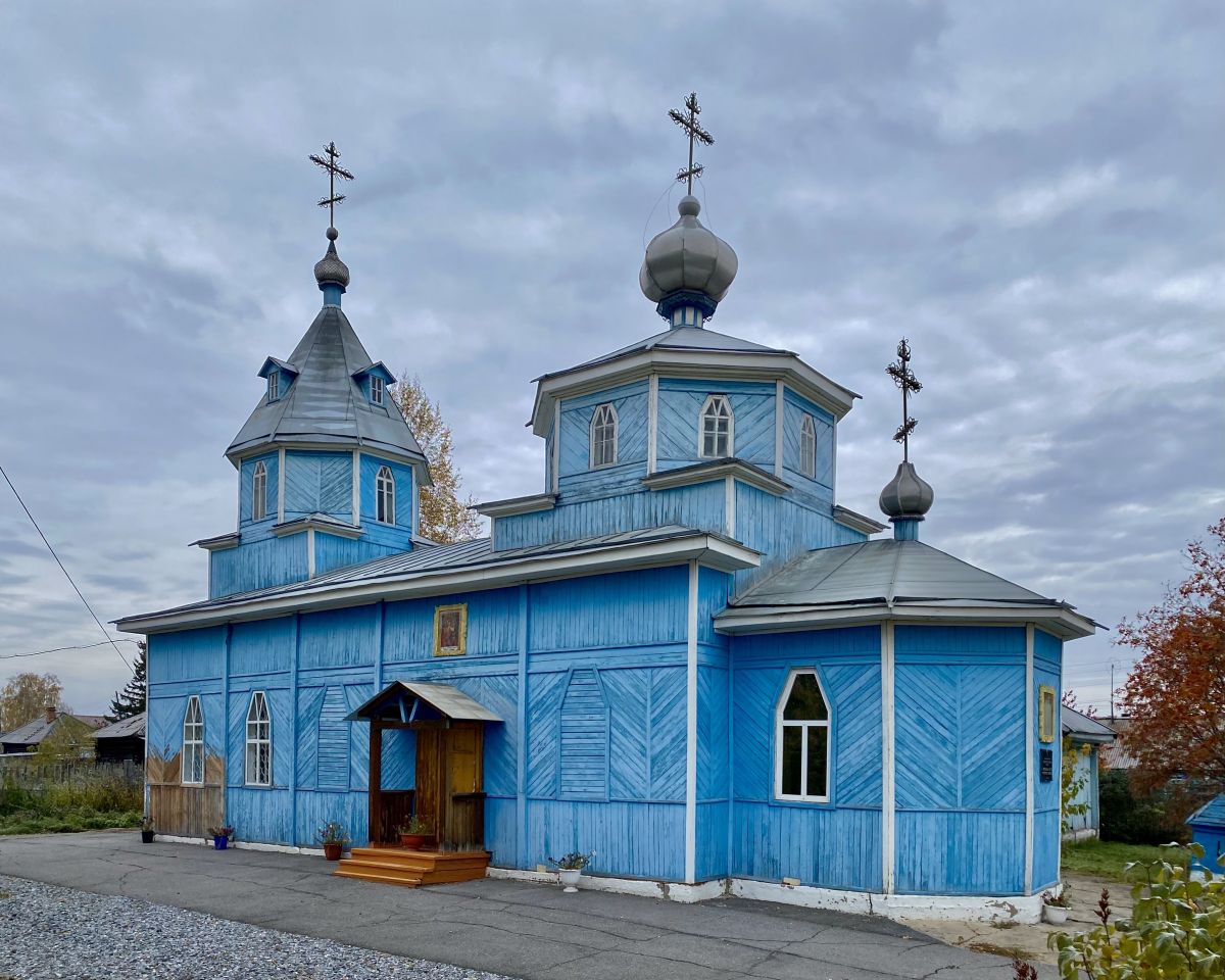 Церковь Николая Чудотворца (новая), Боготол, город (Боготольский район и г. Боготол, Красноярский край). фасады, Вид с ЮВ