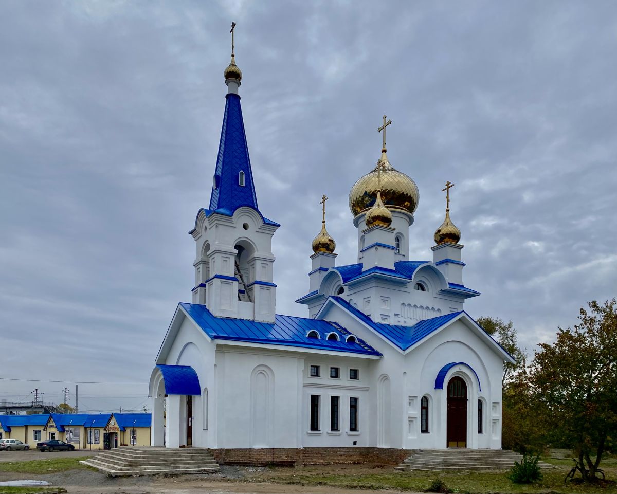 Церковь Александра Невского, Боготол, город (Боготольский район и г. Боготол, Красноярский край). фасады, Вид с ЮЗ