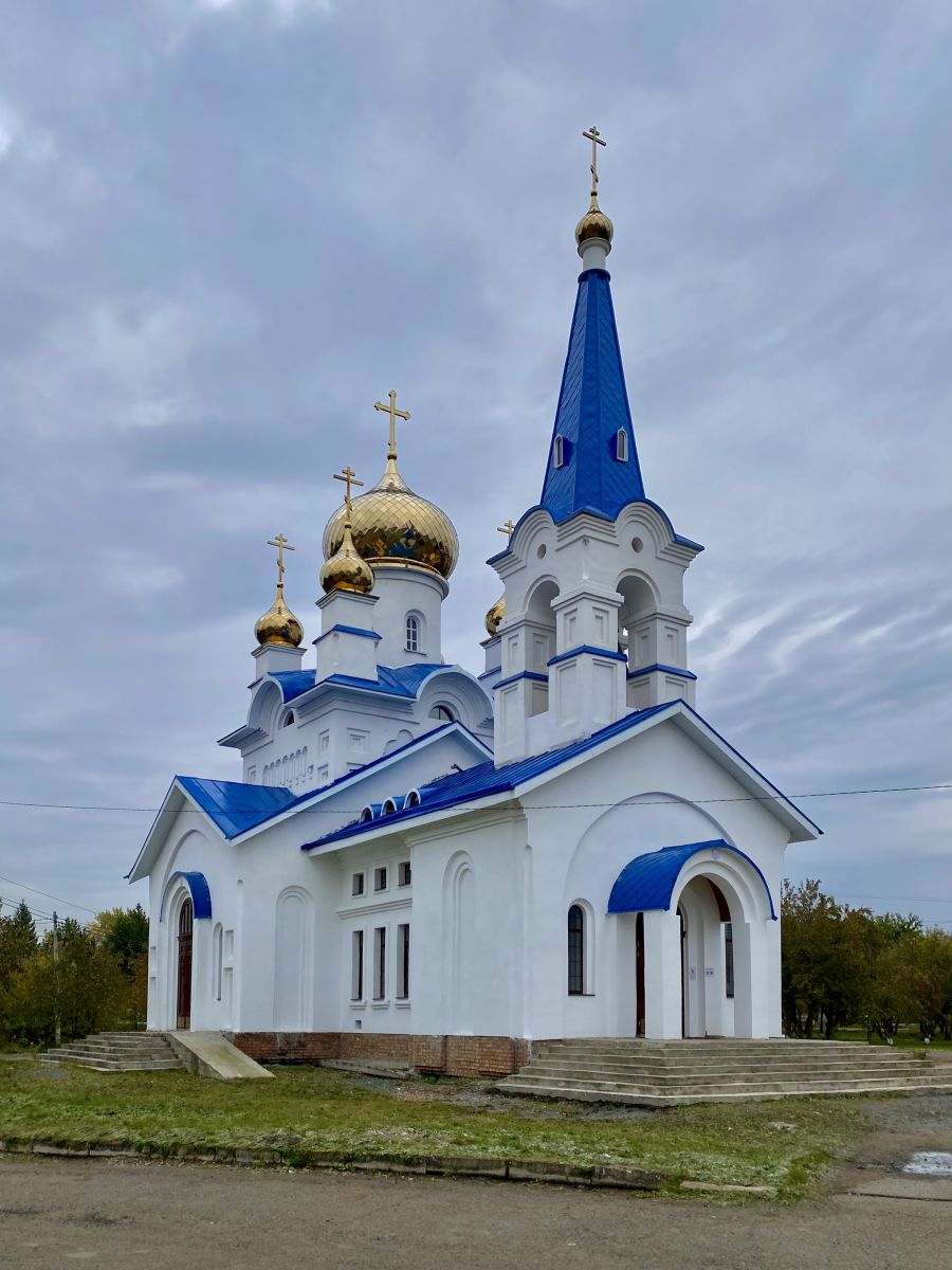 Церковь Александра Невского, Боготол, город (Боготольский район и г. Боготол, Красноярский край). фасады, Вид с СЗ