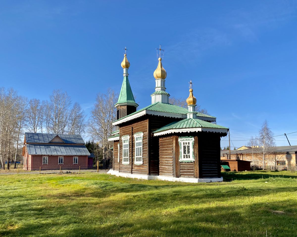 Церковь Троицы Живоначальной, Новобирилюссы (Бирилюсский район, Красноярский край). фасады, Вид с ЮВ