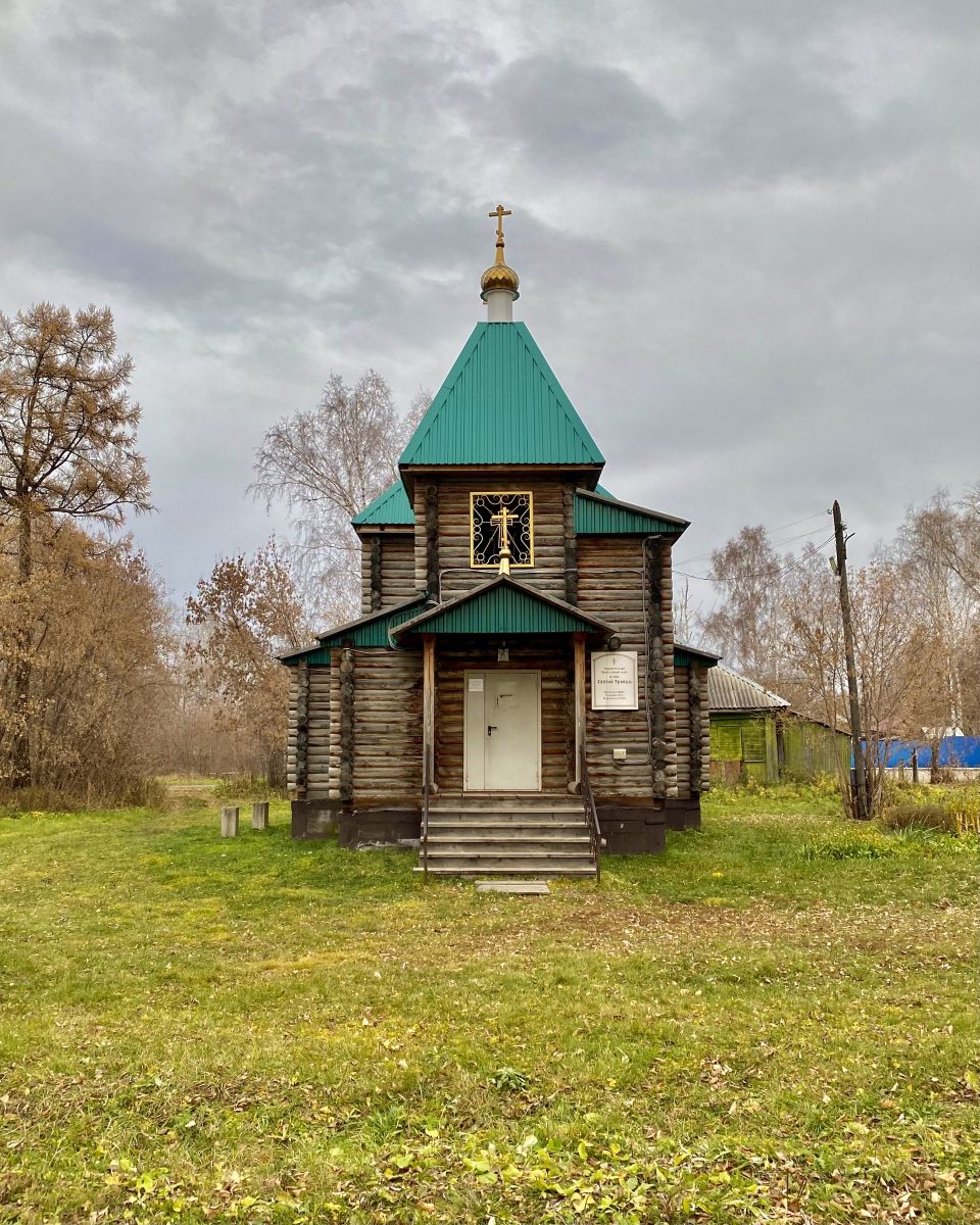 Церковь Троицы Живоначальной, Новочернореченский (Козульский район, Красноярский край). фасады, Вид с запада