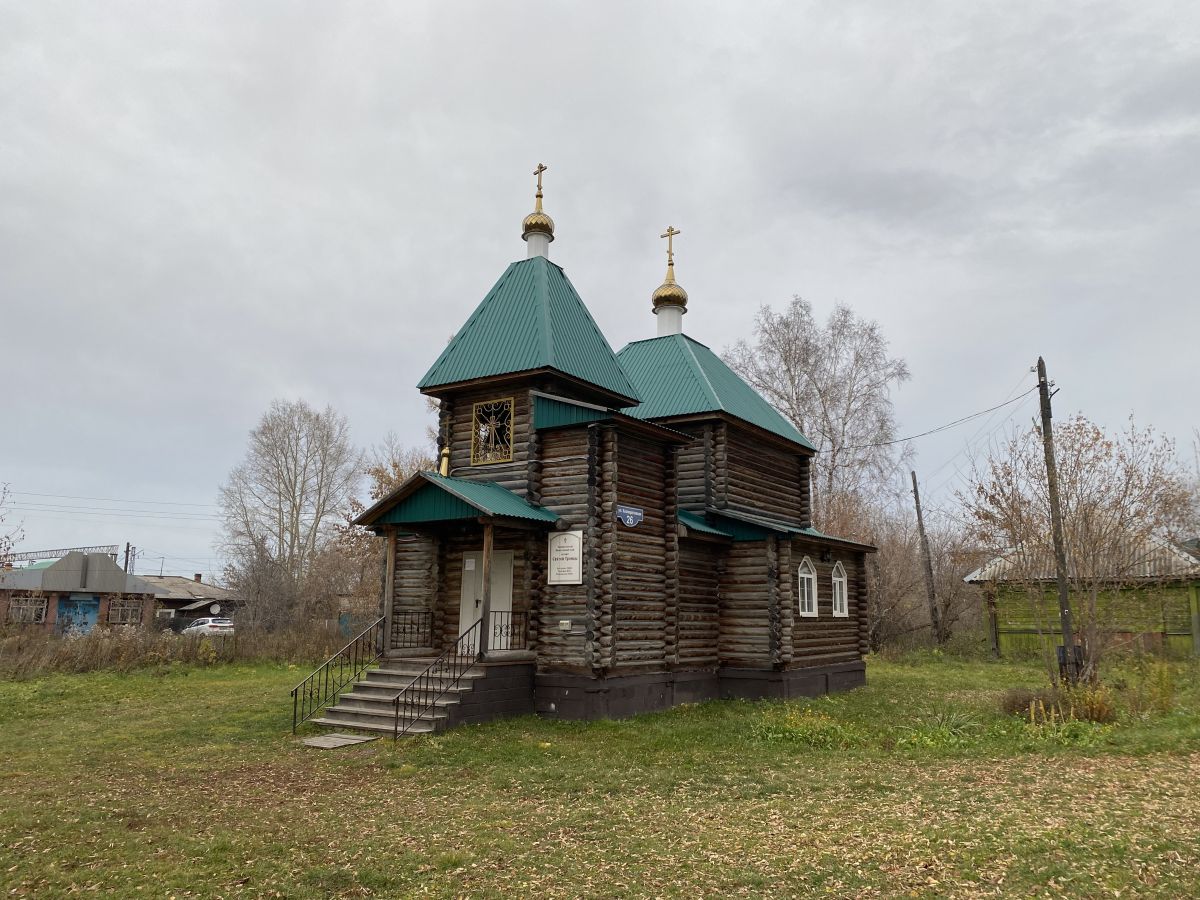 Церковь Троицы Живоначальной, Новочернореченский (Козульский район, Красноярский край). фасады, Вид с ЮЗ
