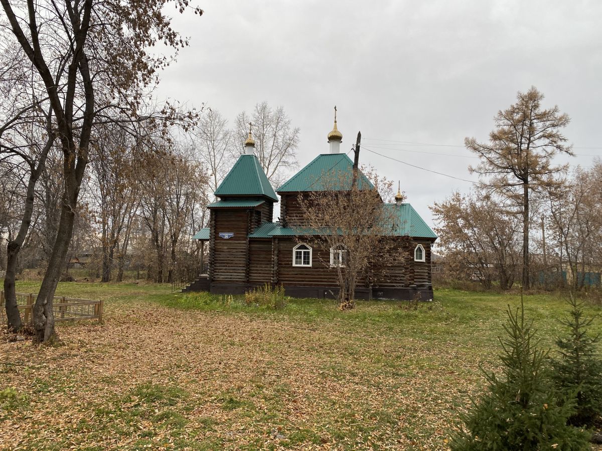 Церковь Троицы Живоначальной, Новочернореченский (Козульский район, Красноярский край). фасады, Вид с юга