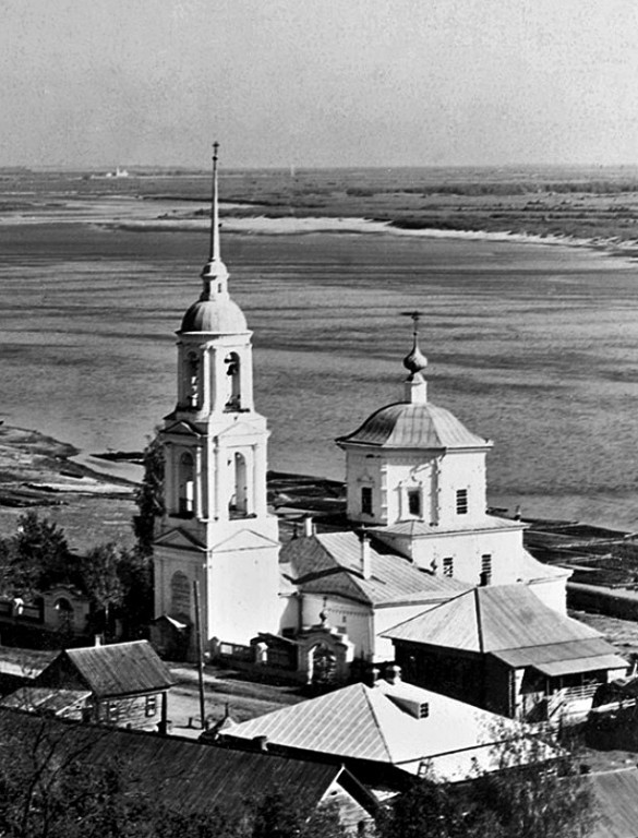 Юрьевец. Церковь Казанской иконы Божией Матери. архивная фотография, Фотоснимок с дореволюционной фотографии нач. ХХ века.