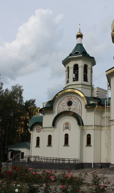 Церковь Воздвижения Креста Господня на Каменке, Приморский район (Санкт-Петербург, г. Санкт-Петербург). архитектурные детали, Колокольня с южной стороны