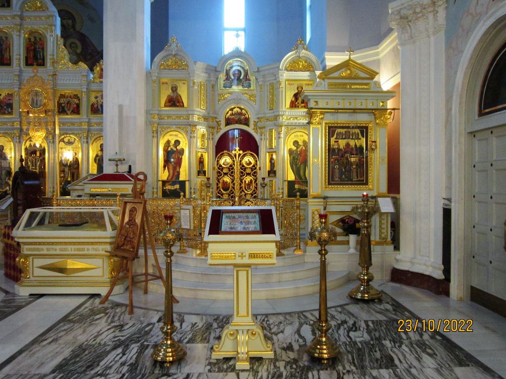 Церковь Воздвижения Креста Господня на Каменке, Приморский район (Санкт-Петербург, г. Санкт-Петербург). интерьер и убранство, Аналой южного придела во имя св. блгв. князя Вячеслава Чешского