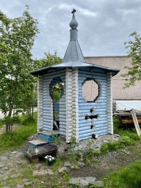 Церковь Николая Чудотворца, Видяево (Видяево, ЗАТО, Мурманская область). архитектурные детали, Звонница при Храме