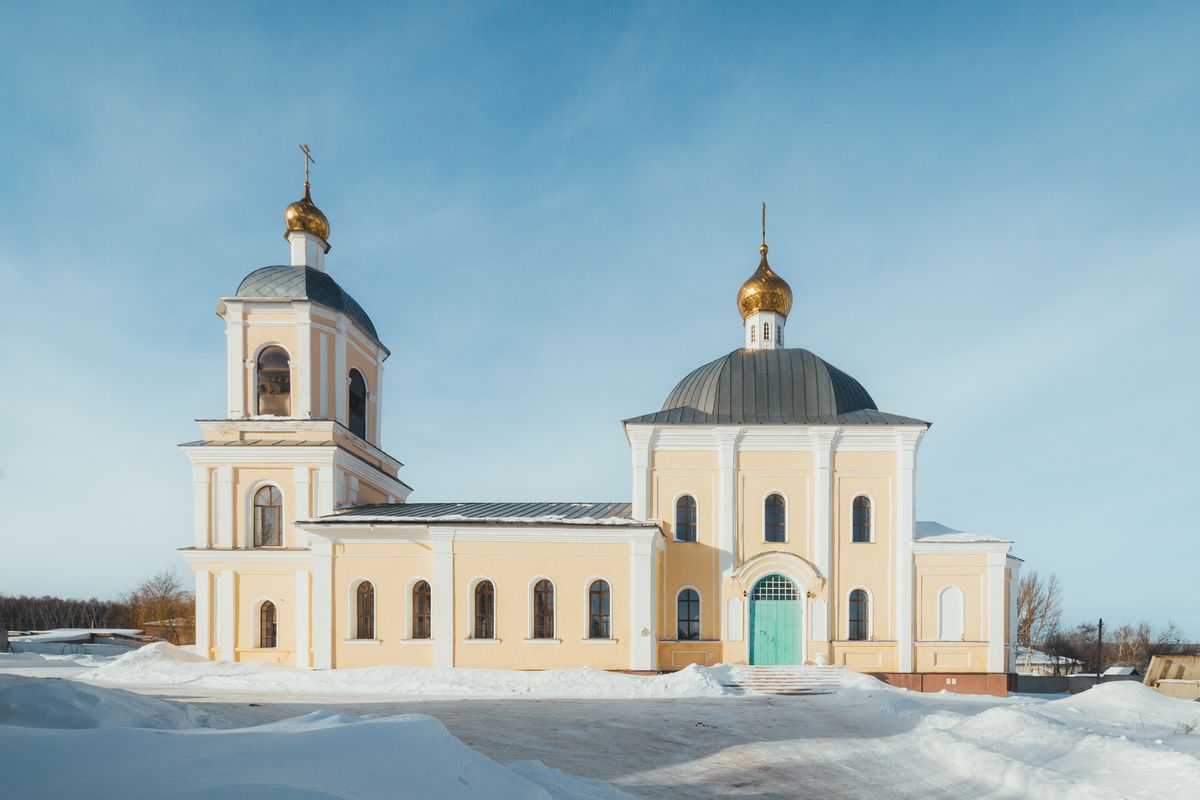 фасады. Церковь Николая Чудотворца, Базарный Карабулак (Базарно-Карабулакский район, Саратовская область)