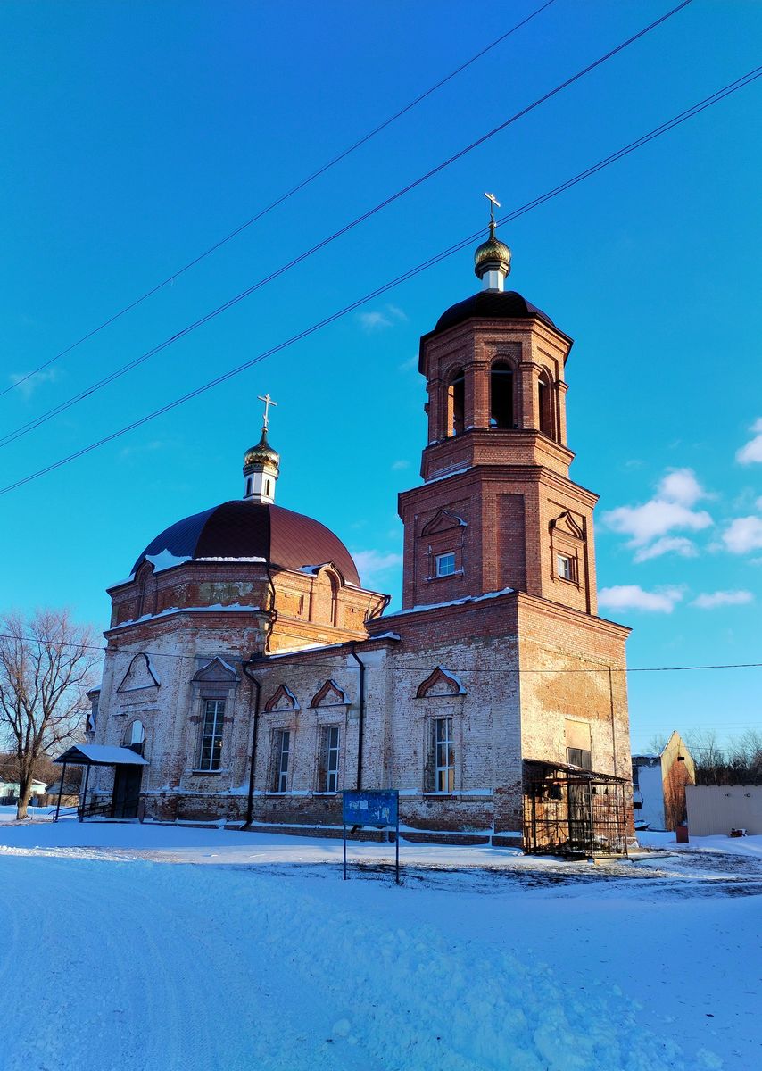 фасады. Церковь Казанской иконы Божией Матери, Сухой Карабулак (Базарно-Карабулакский район, Саратовская область)