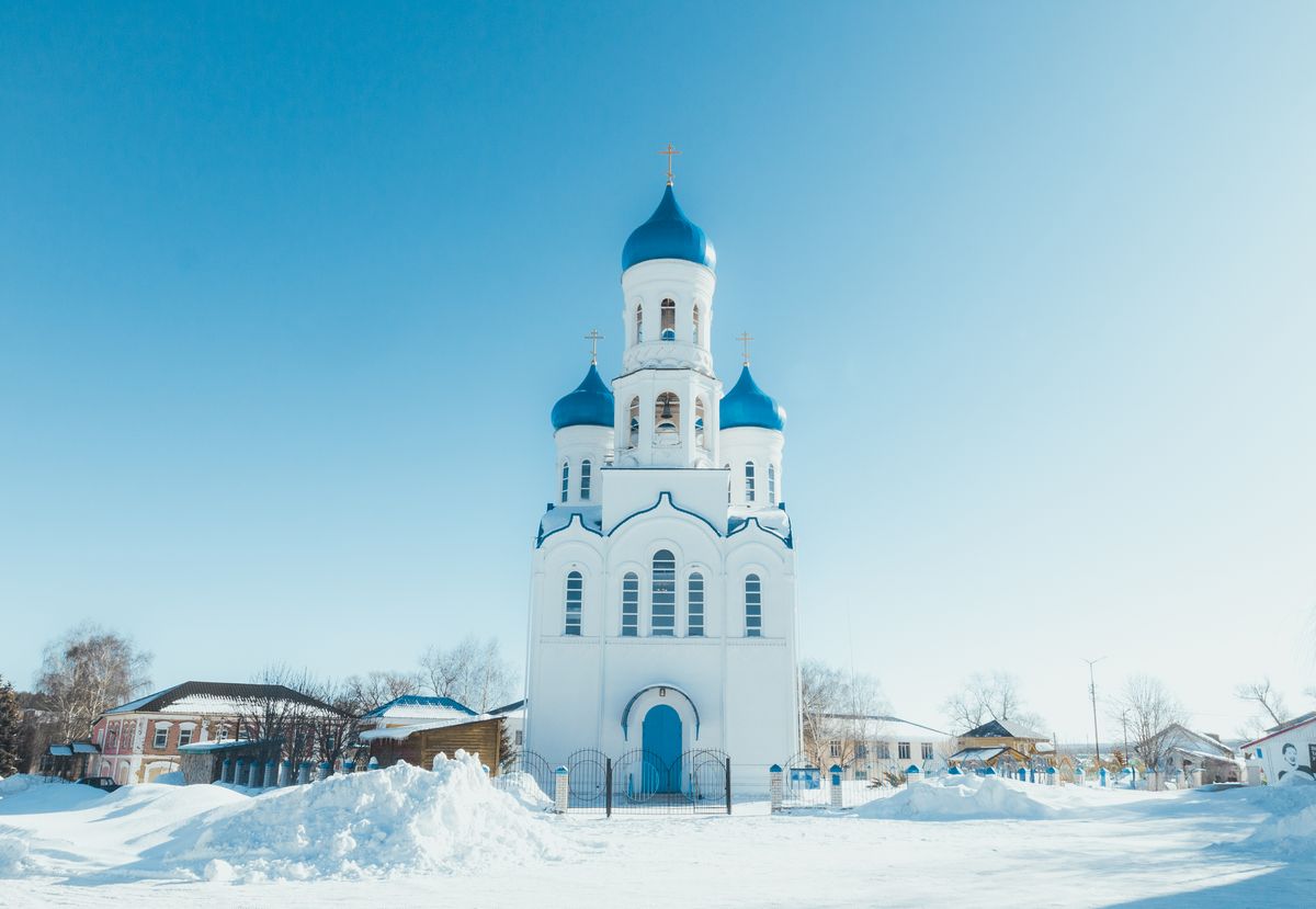фасады. Церковь Покрова Пресвятой Богородицы (новая), Балтай (Балтайский район, Саратовская область)