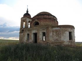 Новоспасское, урочище. Церковь Преображения Господня