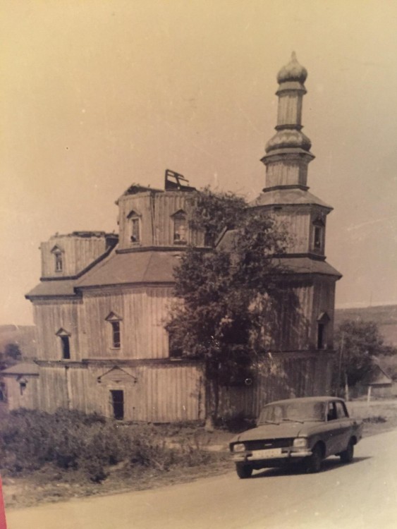 Русское Поречное. Церковь Димитрия Солунского. архивная фотография, Частная коллекция. Фото 1960-х годов