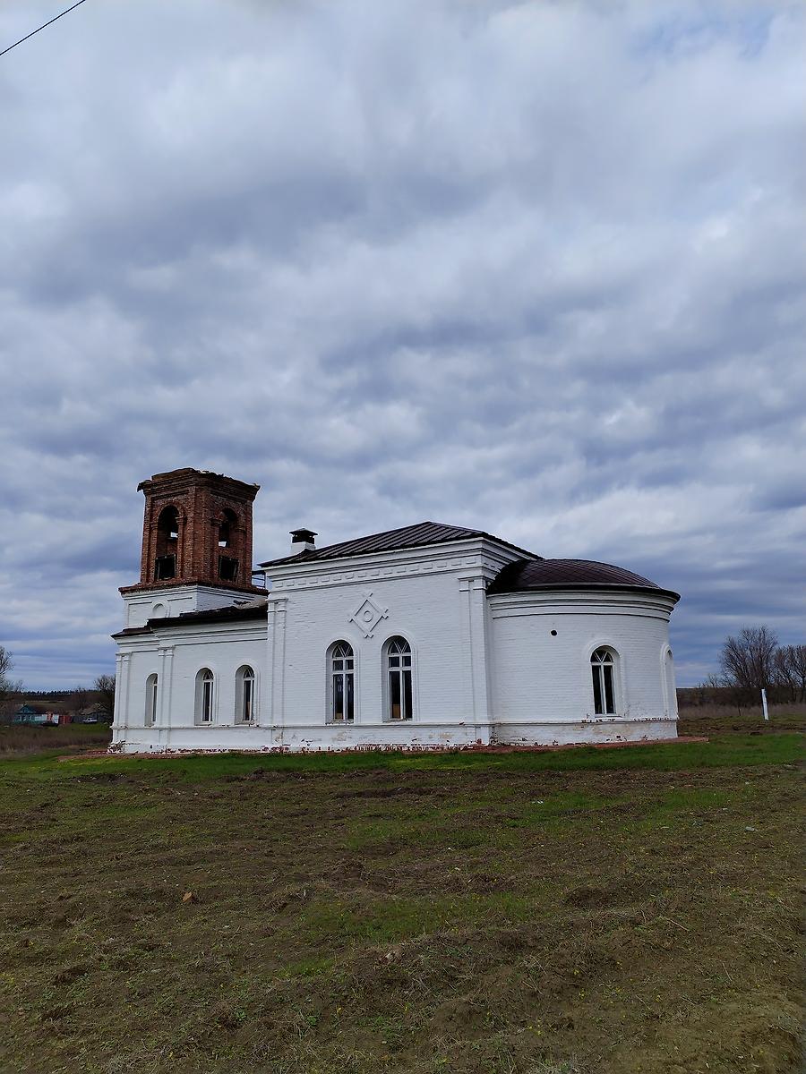 фасады. Церковь Александра Невского, Афанасьевка (Воскресенский район, Саратовская область)