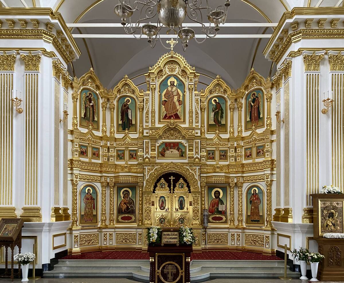 Собор Богоявления Господня в Кремле (новый), Кострома (Кострома, город, Костромская область). интерьер и убранство, Главный иконостас