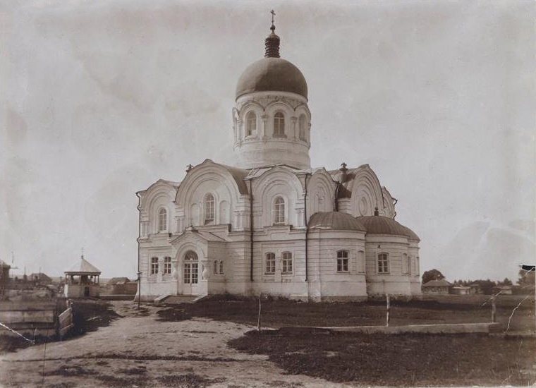 Сокур. Церковь Покрова Пресвятой Богородицы. архивная фотография, Фото начала ХХ века из фондов Саратовского областного музея краеведения. Автор Николай Алексеевич Серебряков