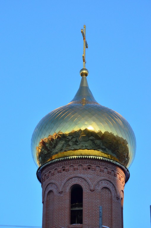 Церковь Сорока мучеников Севастийских (строящаяся), Вятка (Киров) (Вятка (Киров), город, Кировская область). архитектурные детали, Купол строящегося храма Сорока мучеников Севастийских