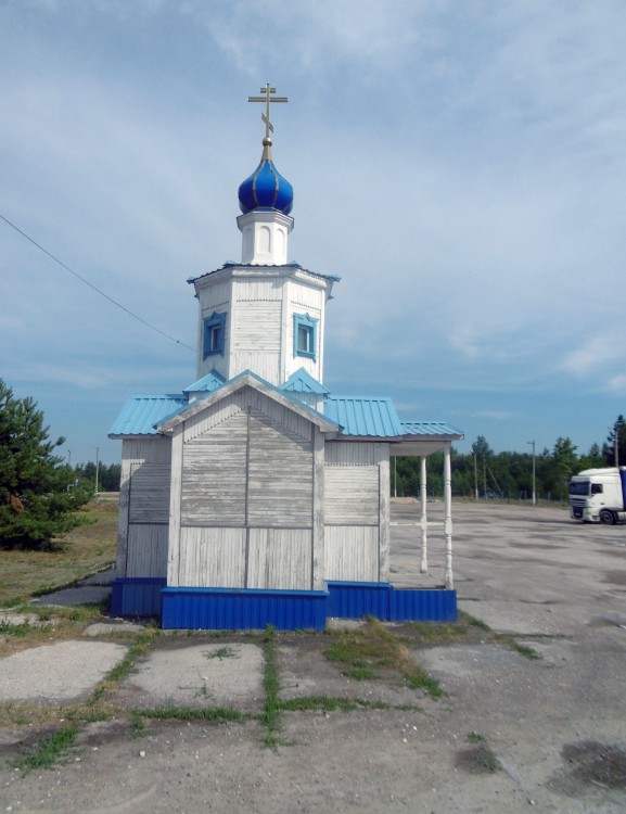 Неизвестная часовня, Трасса Р22, 653-й километр (Новониколаевский район, Волгоградская область). фасады, Западный фасад часовни