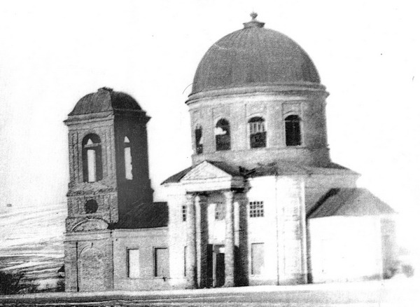 Церковь Павла Фивейского и Иоанна Кущника, Краснополье (Нехаевский район, Волгоградская область). архивная фотография, Фото советского периода