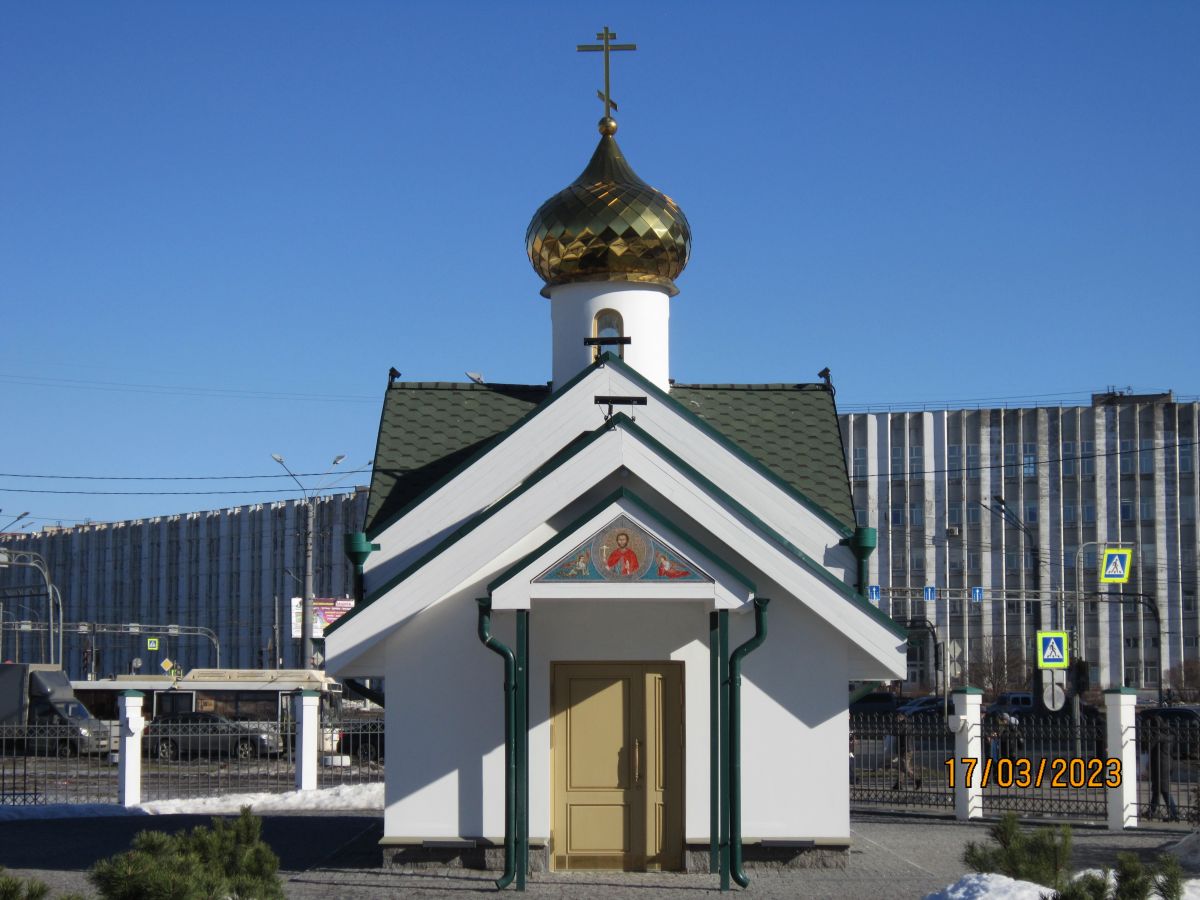 Церковь Казанской иконы Божией Матери, Фрунзенский район (Санкт-Петербург, г. Санкт-Петербург). фасады, Часовня св. мученика Авраамия Болгарского