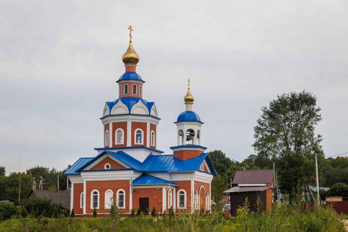 фасады. Церковь иконы Божией Матери "Знамение", Лопатино (Тарусский район, Калужская область)