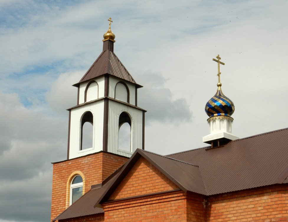 Муранка. Церковь Казанской иконы Божией Матери (новая). архитектурные детали, Завершение церкви