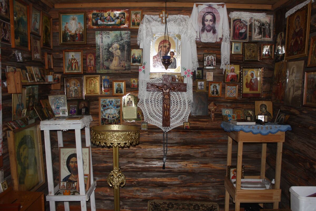 Часовня Казанской иконы Божией Матери, Новостройка (Западнодвинский район, Тверская область). интерьер и убранство
