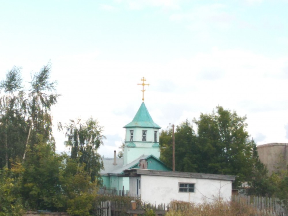 Шортанды. Церковь Серафима Саровского. общий вид в ландшафте