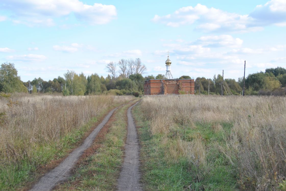 Барановка. Церковь Покрова Пресвятой Богородицы. общий вид в ландшафте