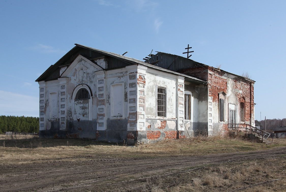 Падерино. Церковь Спаса Преображения. фасады, Вид с юго-запада